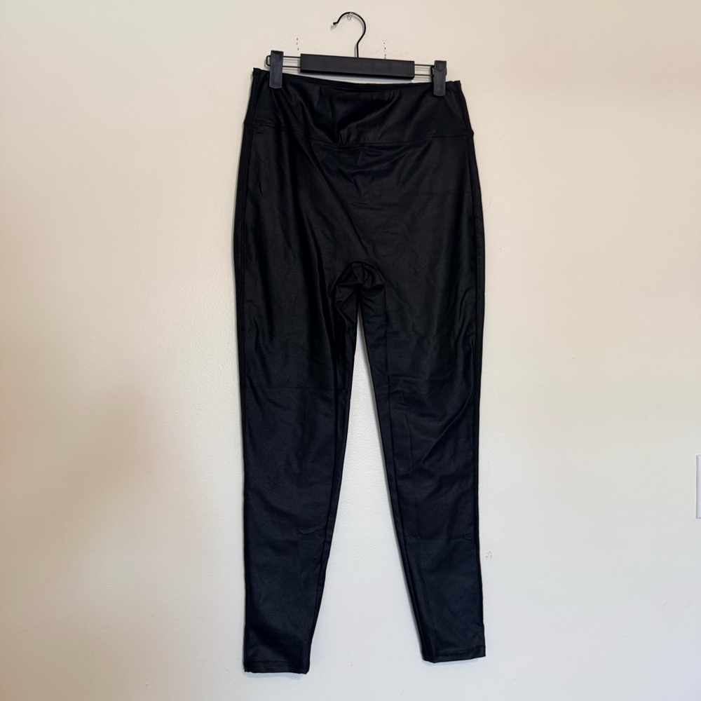 Rufiyo | Elegant Black Women's Leather Style Leggings